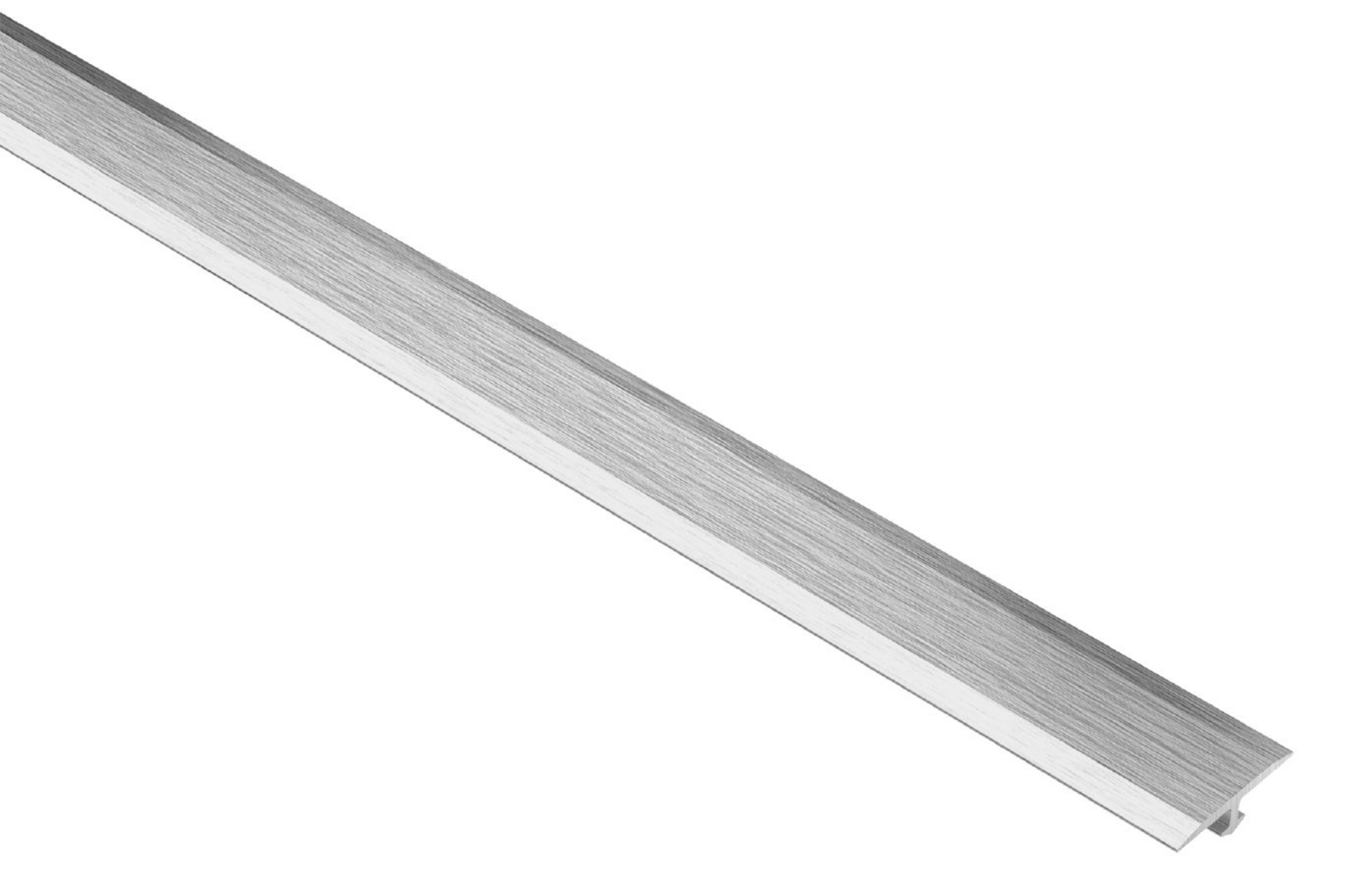 Schluter Vinpro-T Transition 17/32"-Large Alum Chrome Brossé VPT3/14ACGB