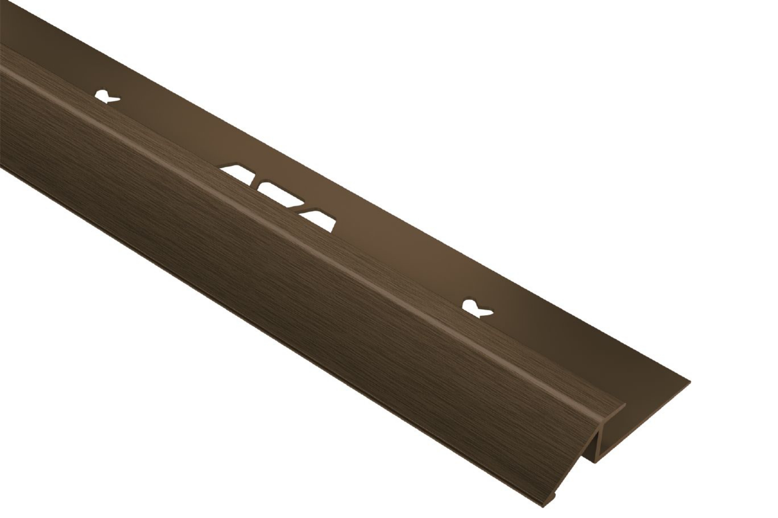 Schluter Vinpro-U Transition 1/8" Alum Bronze Brossé VPU30ABGB