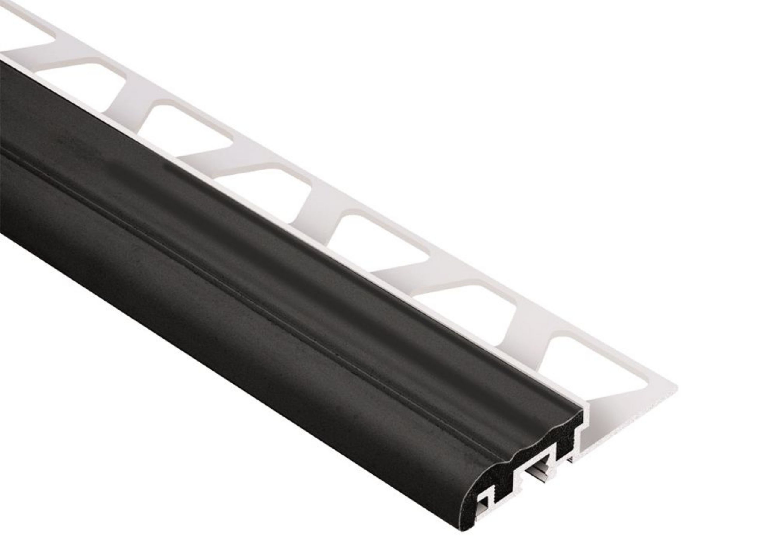 Schluter Trep-S 5/16" Alum 1-1/32" Insert Noir GS8S
