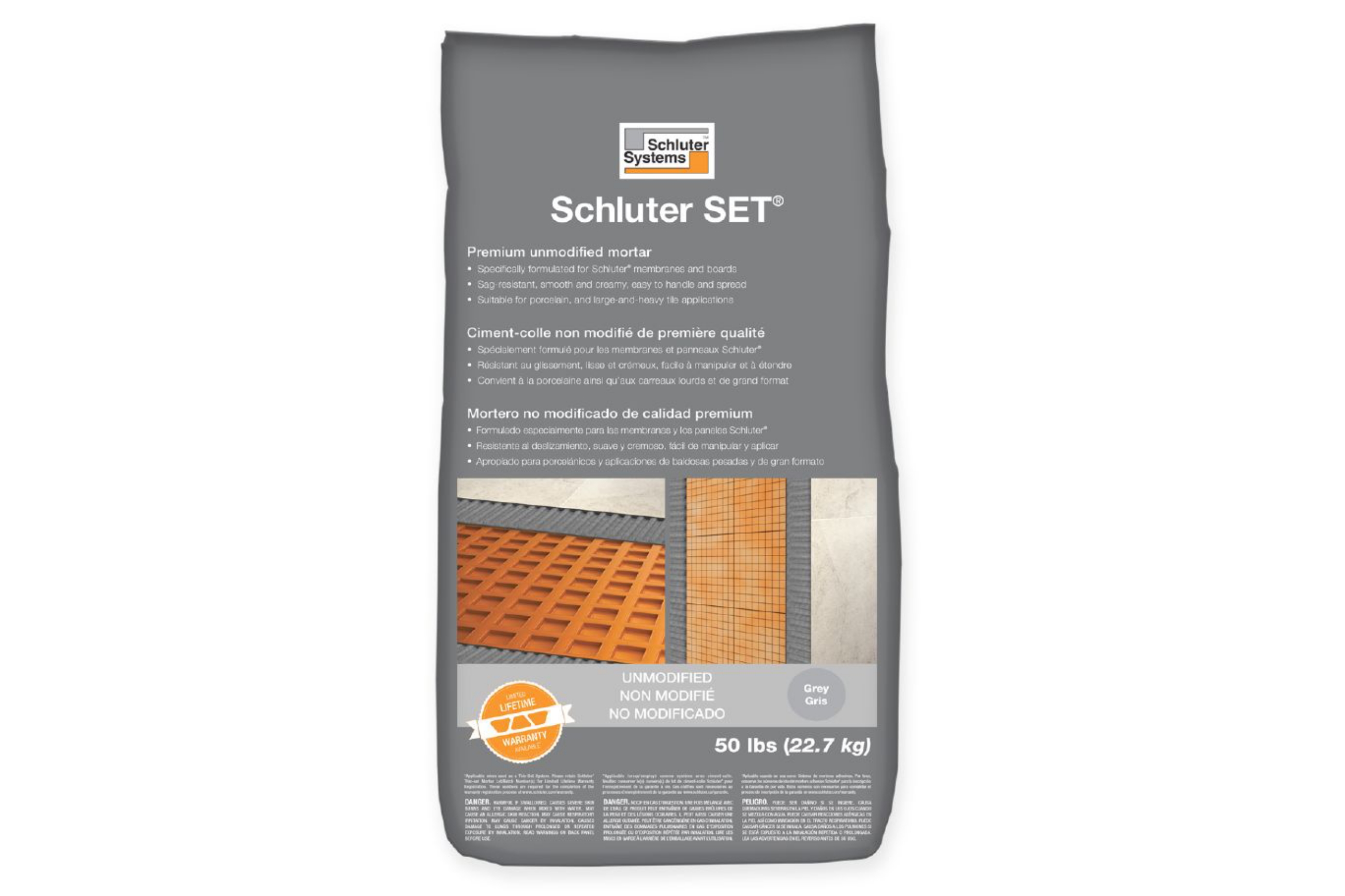 Schluter Schluter Set Non Modifié Gris SET50G