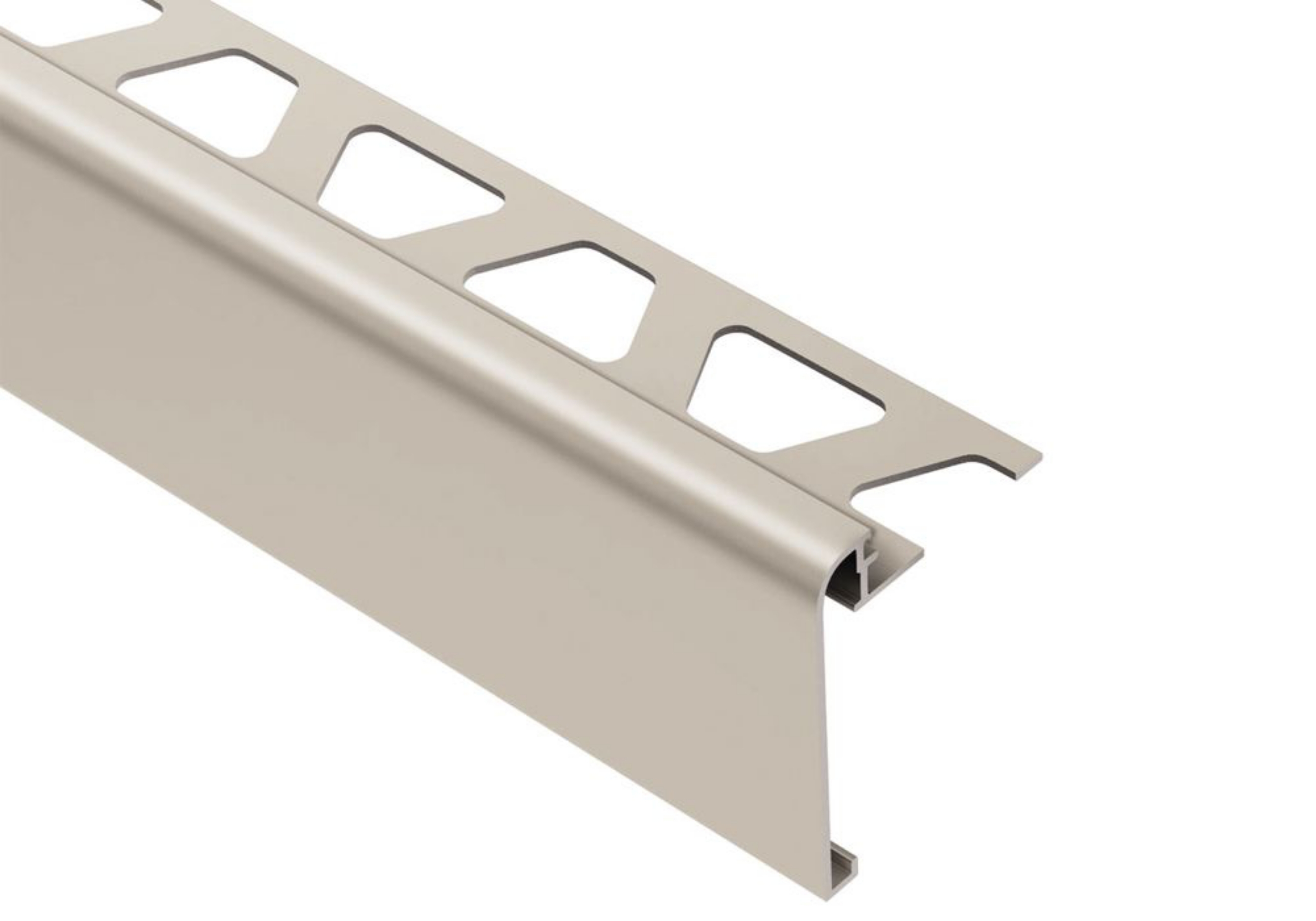 Schluter Rondec-Step-57 Profilé 1/2" Alum Nickel Mat RS125AT57