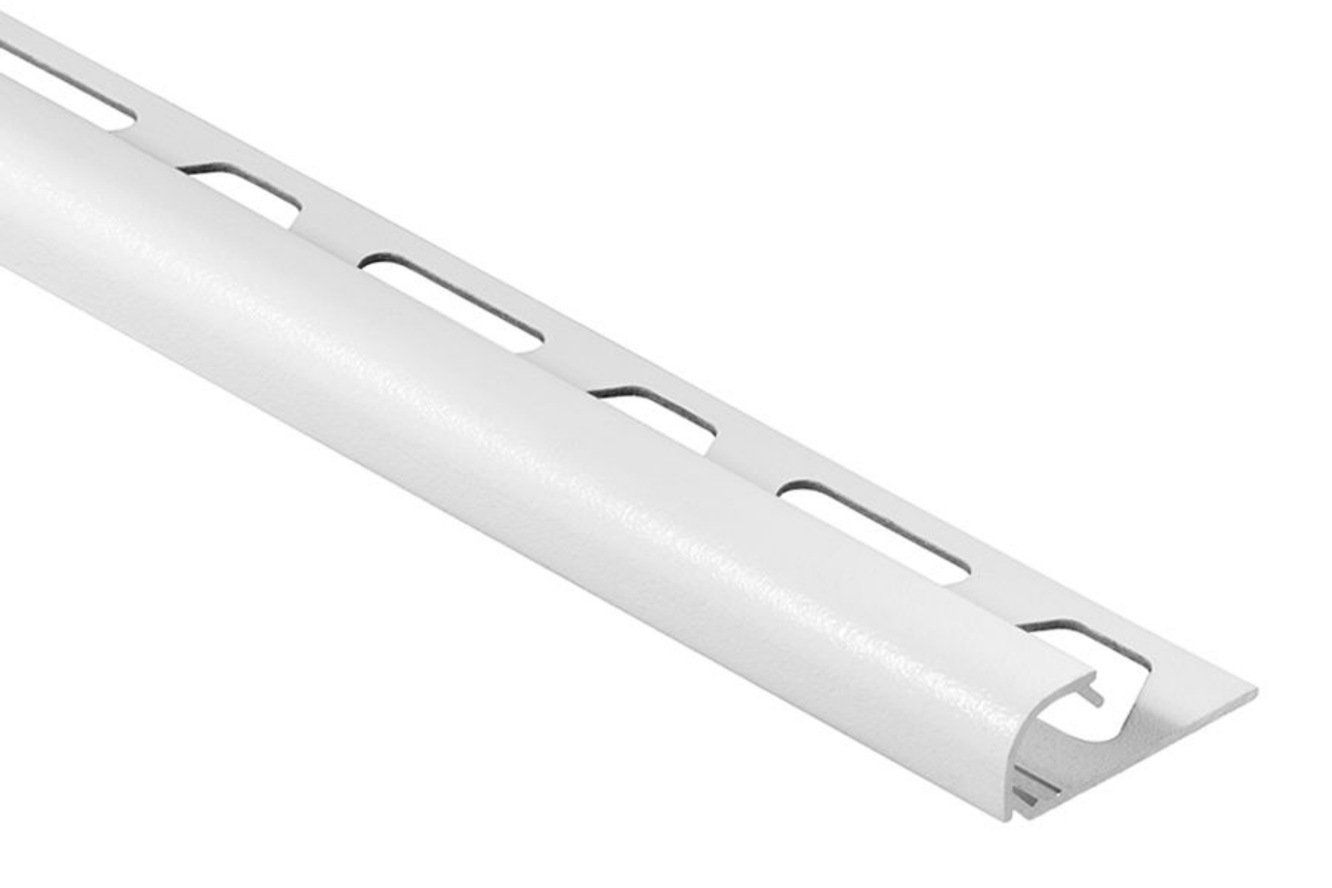 Schluter Rondec Profilé Rond 1/2" Alum Blanc Mat 10' RO125MBW/300