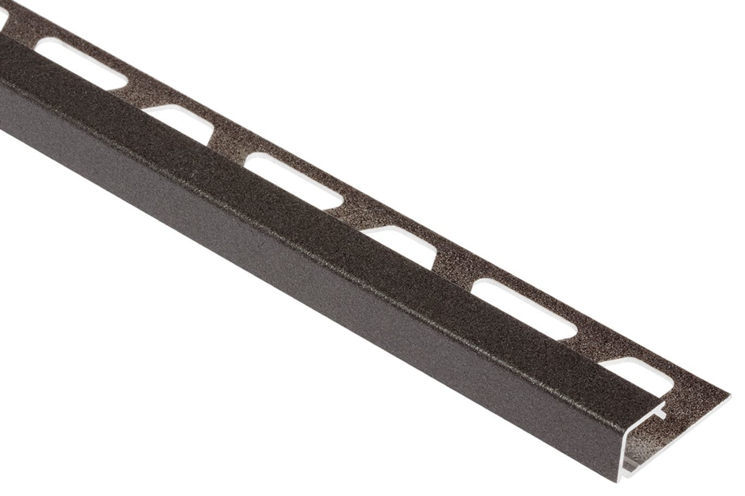 Schluter Quadec Profilé Carré 1/2" Alum Anthracite Foncé 10' Q125TSDA/300