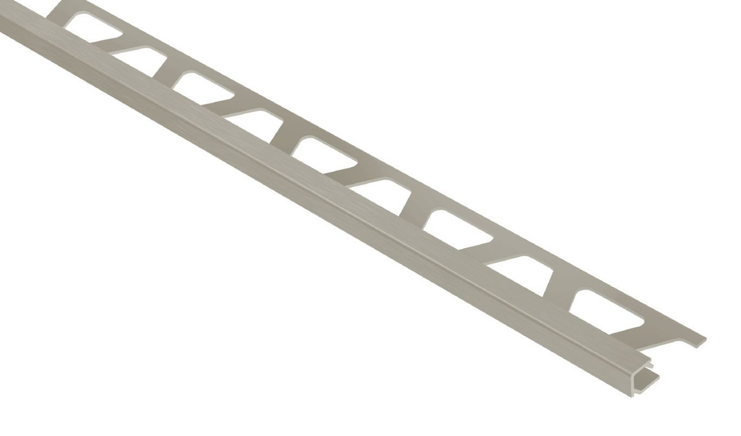 Schluter Quadec Profilé Carré 3/8" Alum Nickel Brossé Q100ATGB