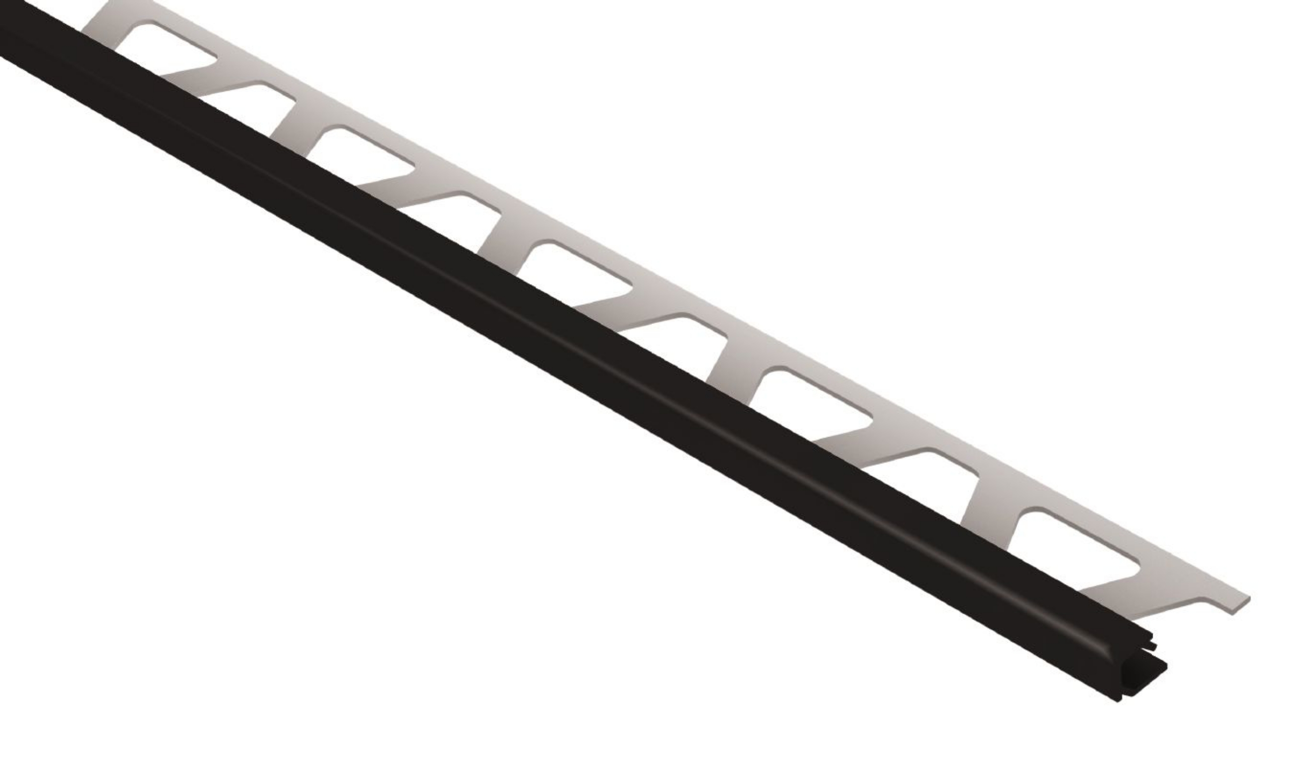 Schluter Quadec Profilé Carré  3/8" Alum Noir Q100GS
