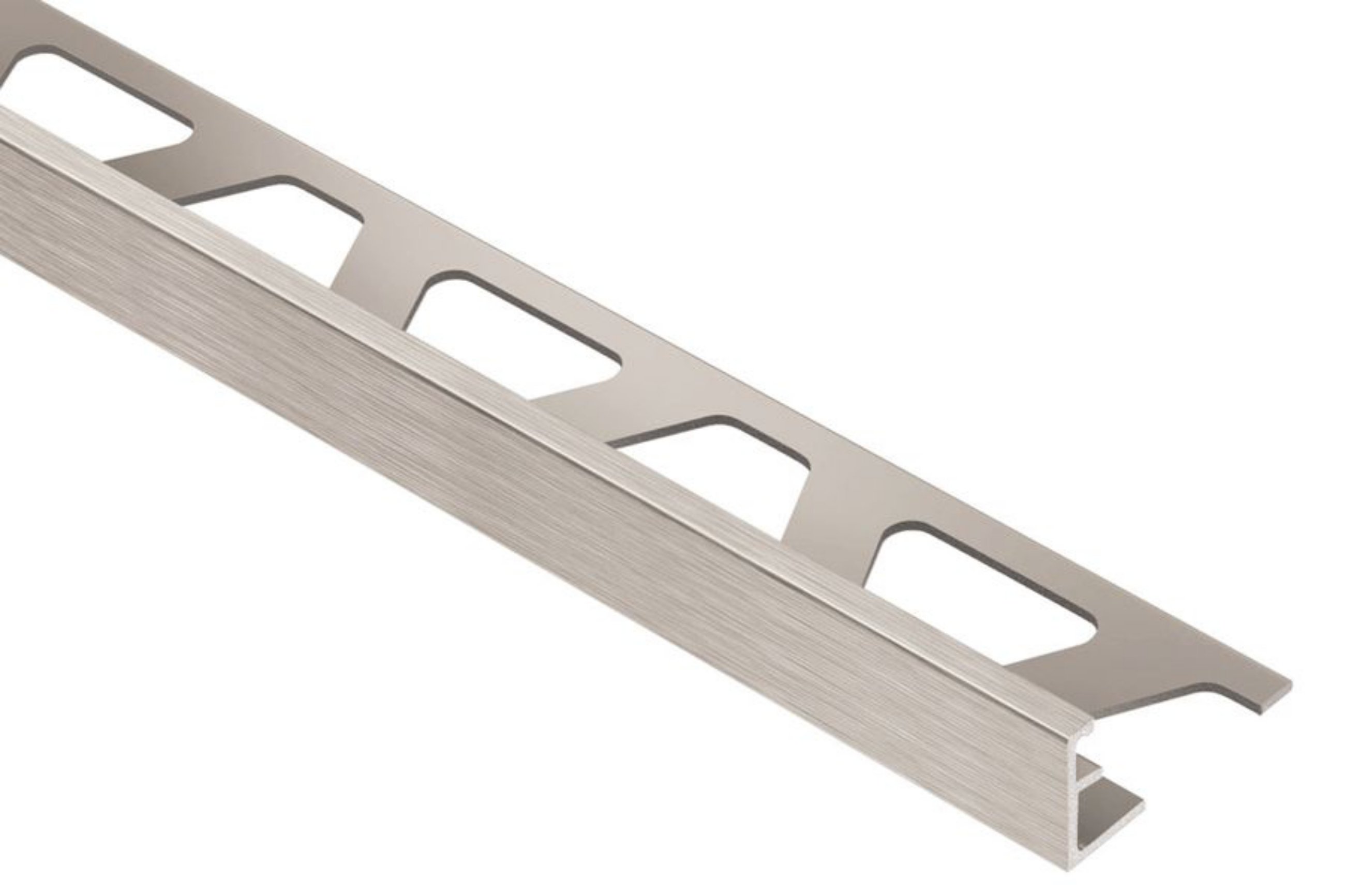 Schluter Schiene Profilé 1/2" Alum Nickel Brossé A125ATGB