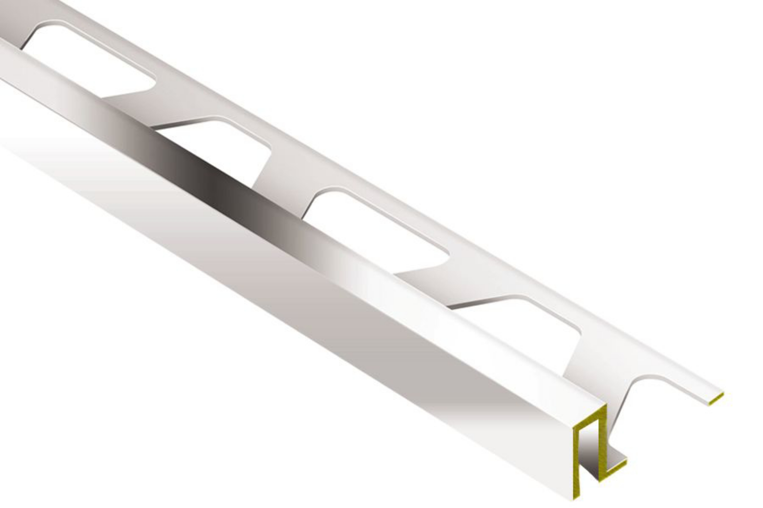 Schluter Deco 1/4"-Large 1/2" Laiton Chromé MC125D
