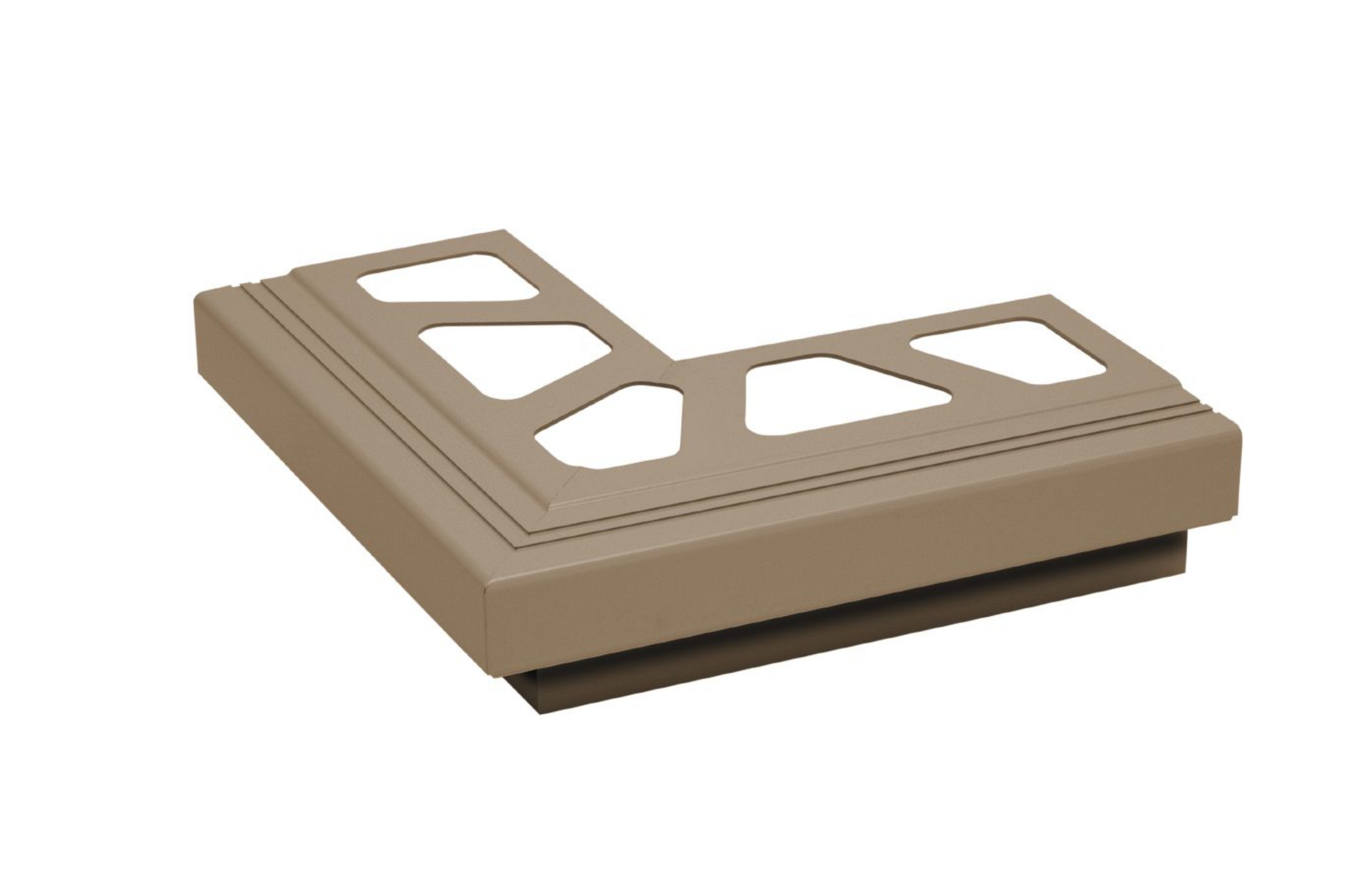 Schluter Bara-Rak Coin Ext 90° Alum Beige Cl E90/RAK50HB