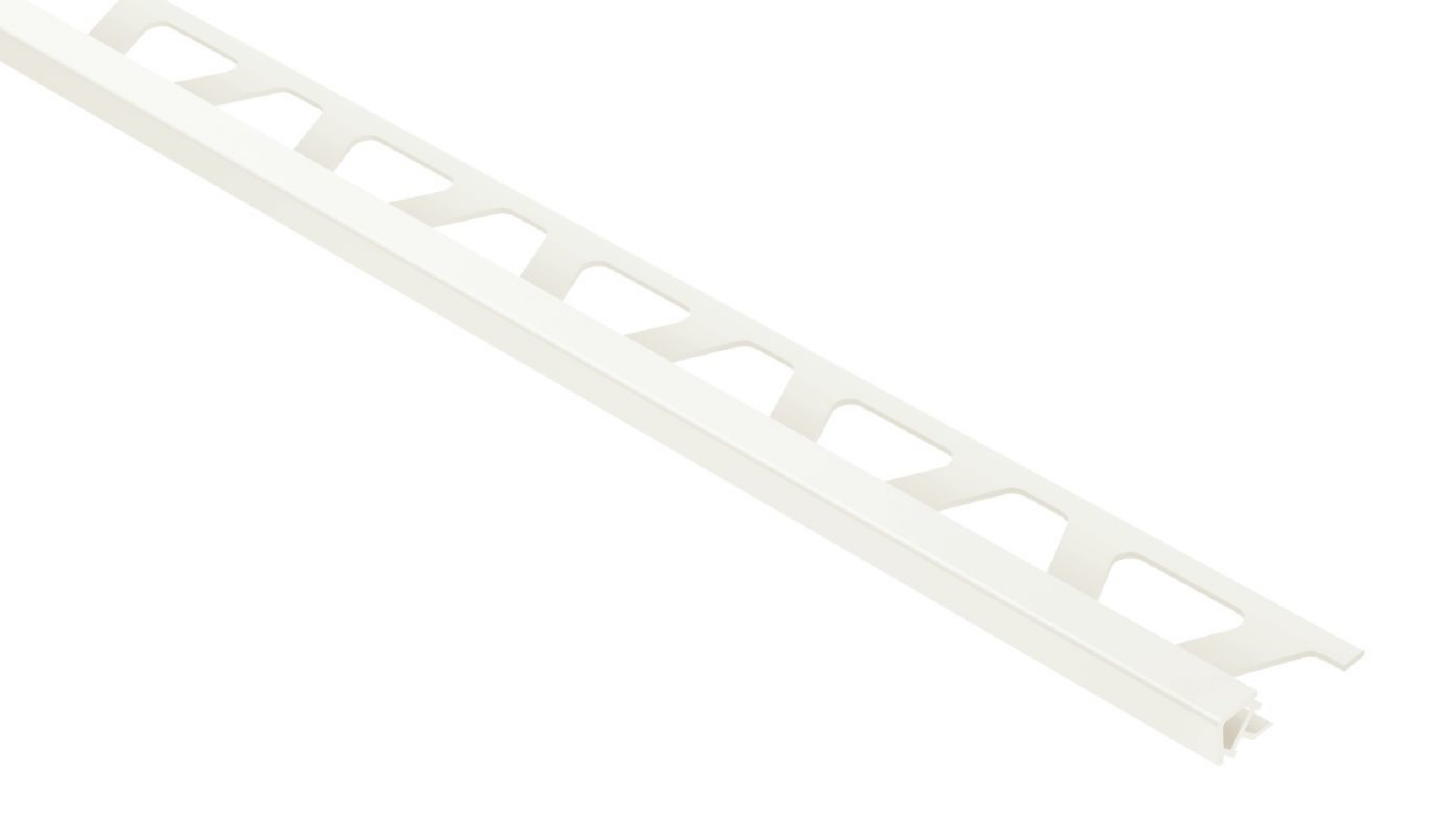 Schluter Quadec Profilé Carré 7/16" Pvc Blanc PQ110W