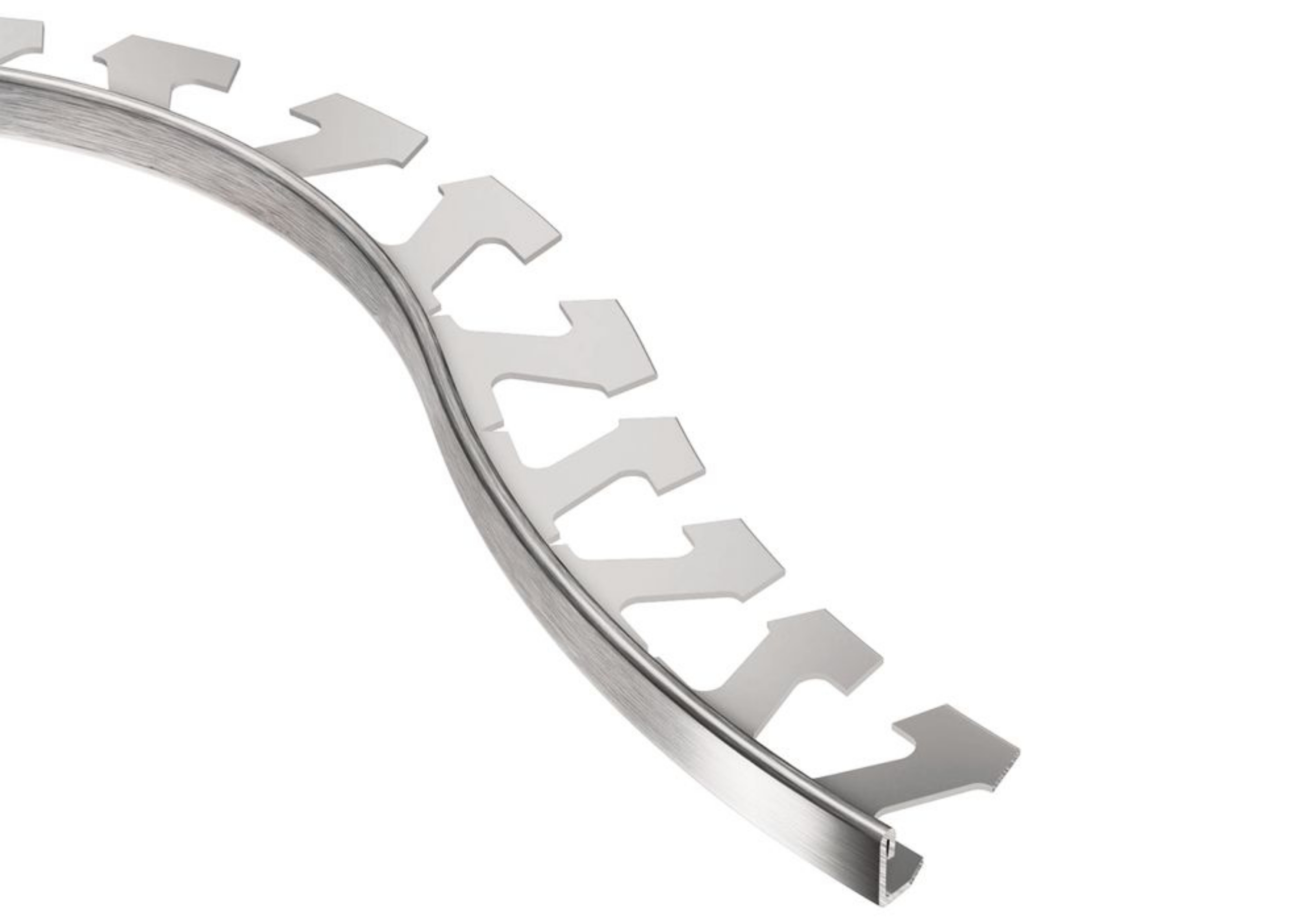 Schluter Schiene-Radius Profilé 5/16" Alum Chrome Brossé R/A80ACGB