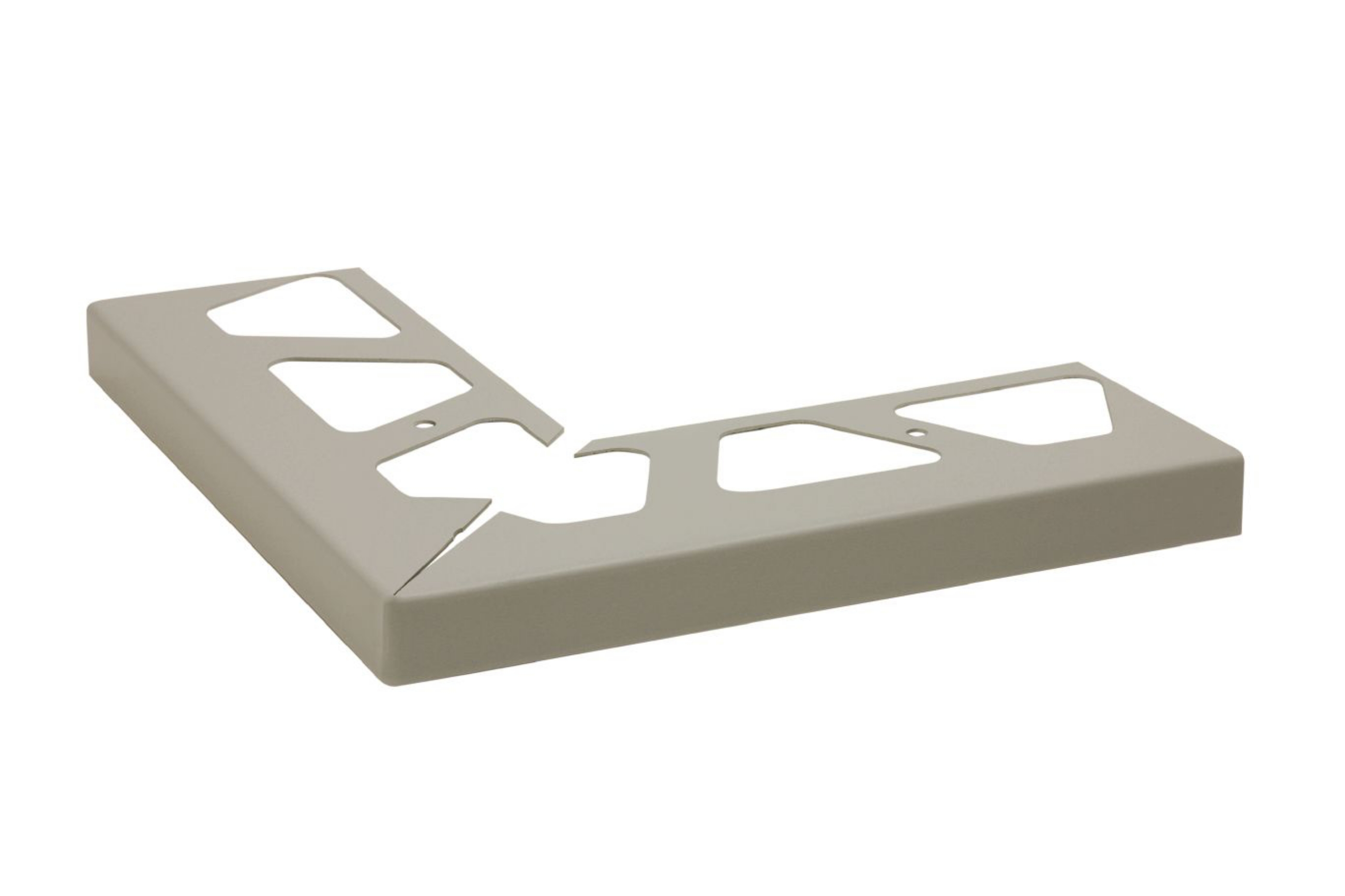 Schluter Bara-Rw Coin Ext 90° 3" Alum Gris Clas E90/RW75PG
