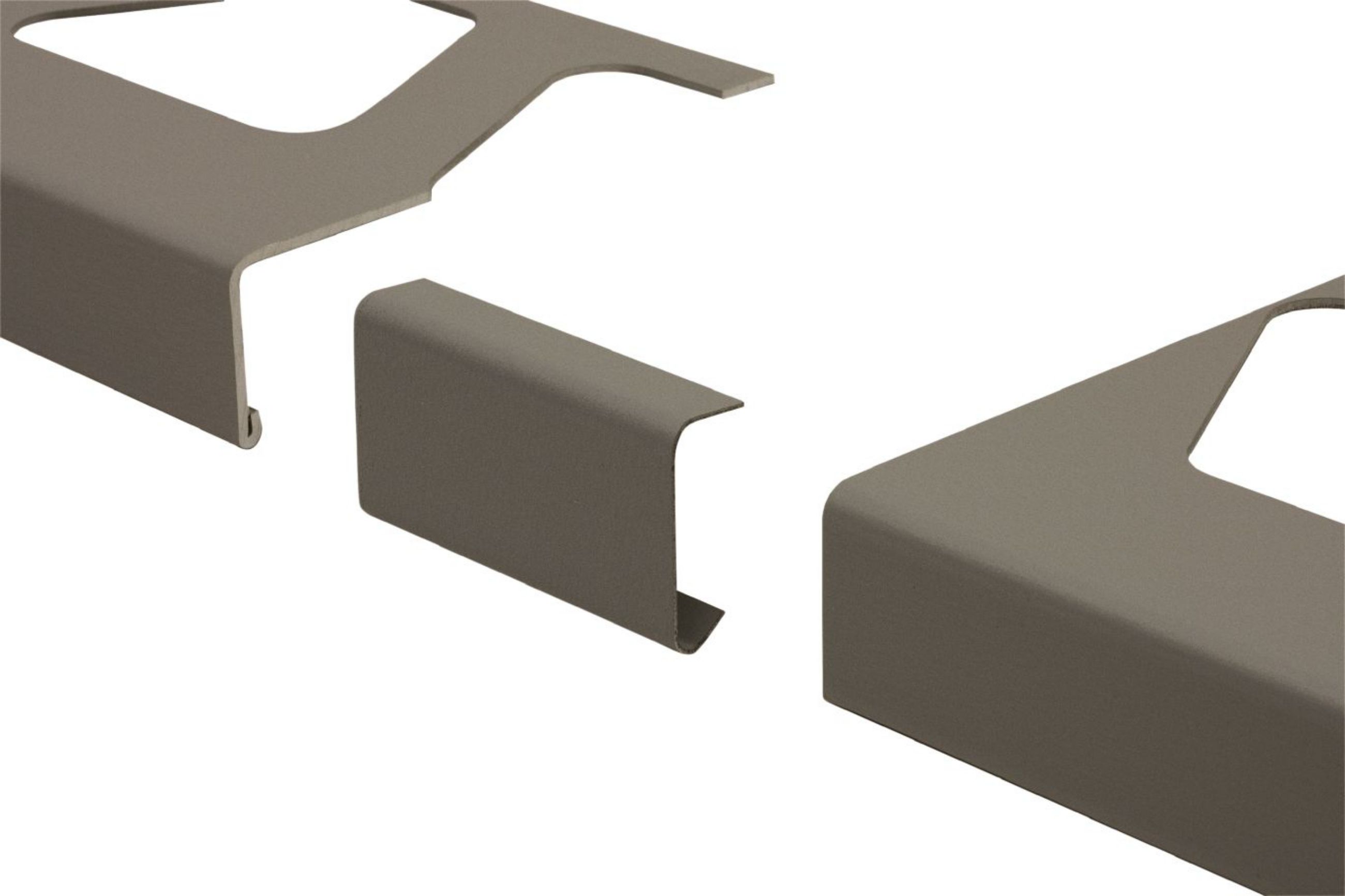 Schluter Bara-Rw Raccord 1" Alum Gris Métal V/RW25GM