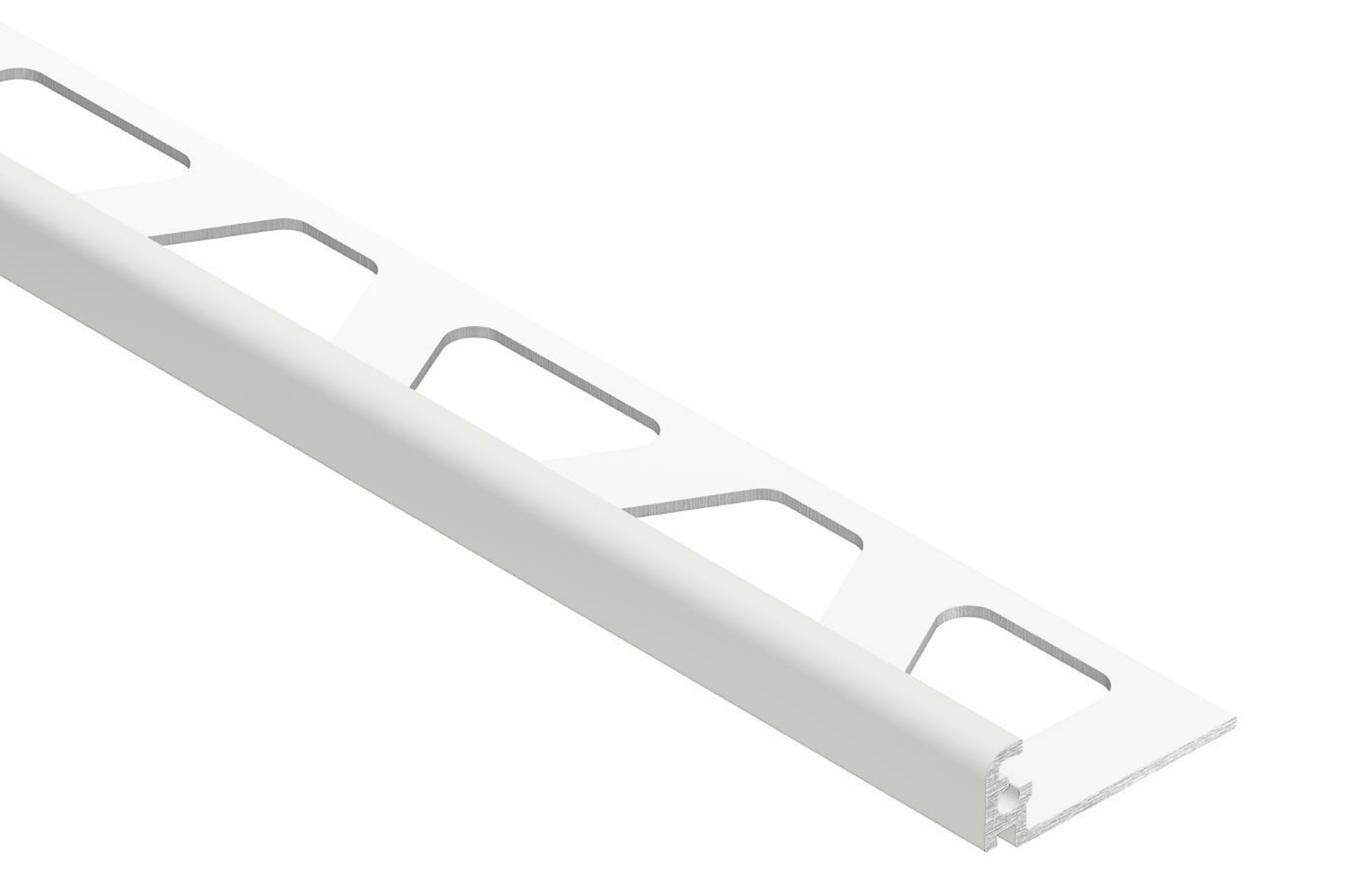 Schluter Jolly Profilé 7/16" Alum Blanc Mat 10' J110MBW/300