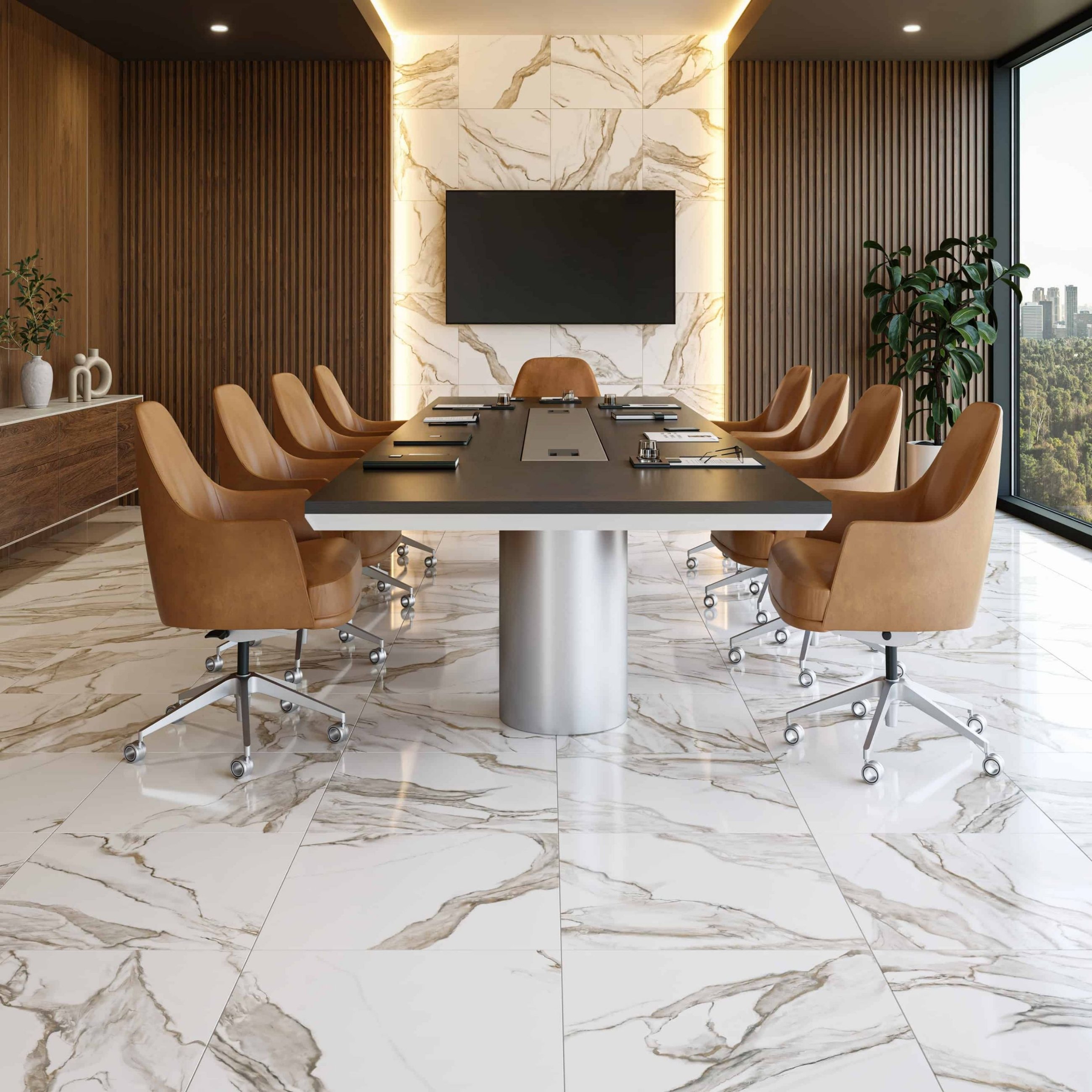 Vernazza | Calacatta Oro | 24" x 24" | Poli