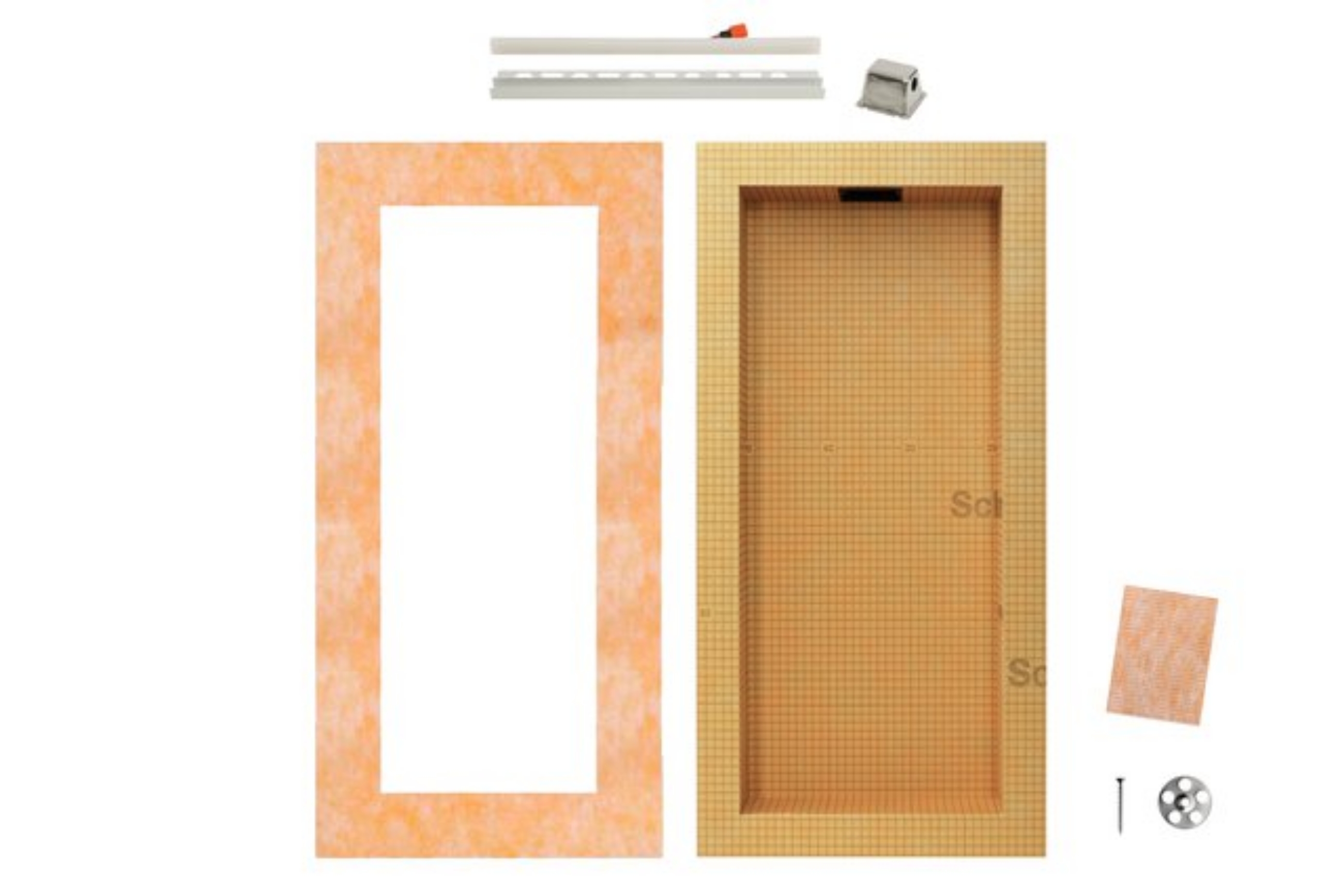 Schluter Kerdi-Board-Snlt 12X28 Niche Del Blanc KB12SNLT3WWF