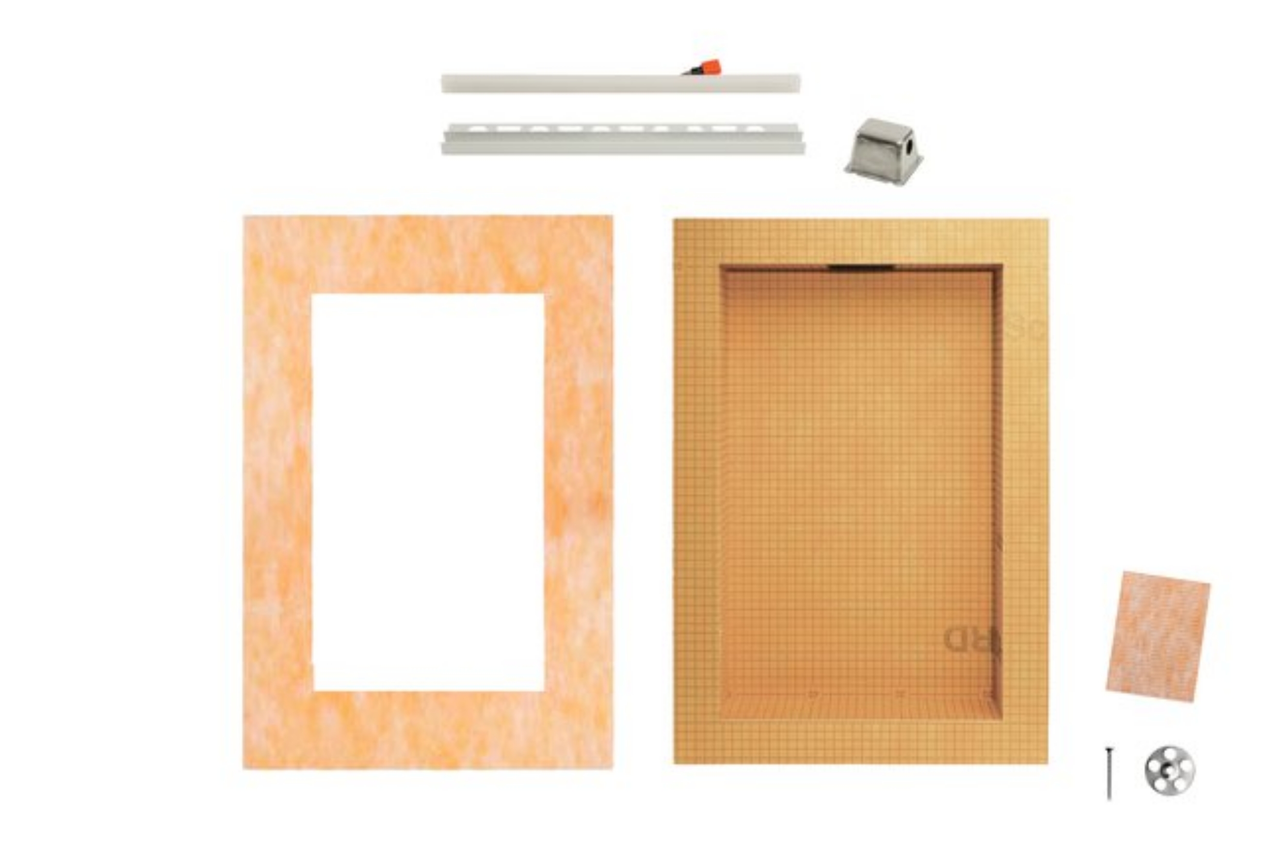 Schluter Kerdi-Board-Snlt 12X20 Niche Del Blanc KB12SNLT2WWF