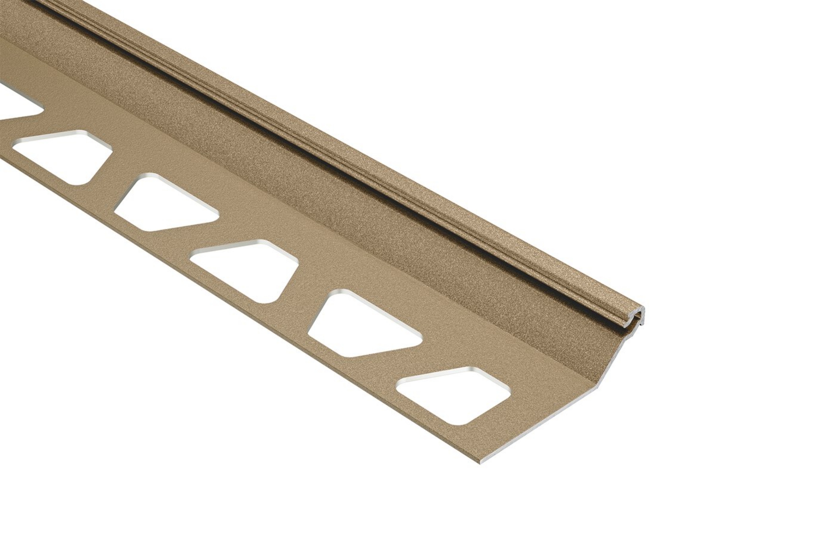 Schluter Finec-SQ Profilé 7/16" Alum Beige FSQ110TSB