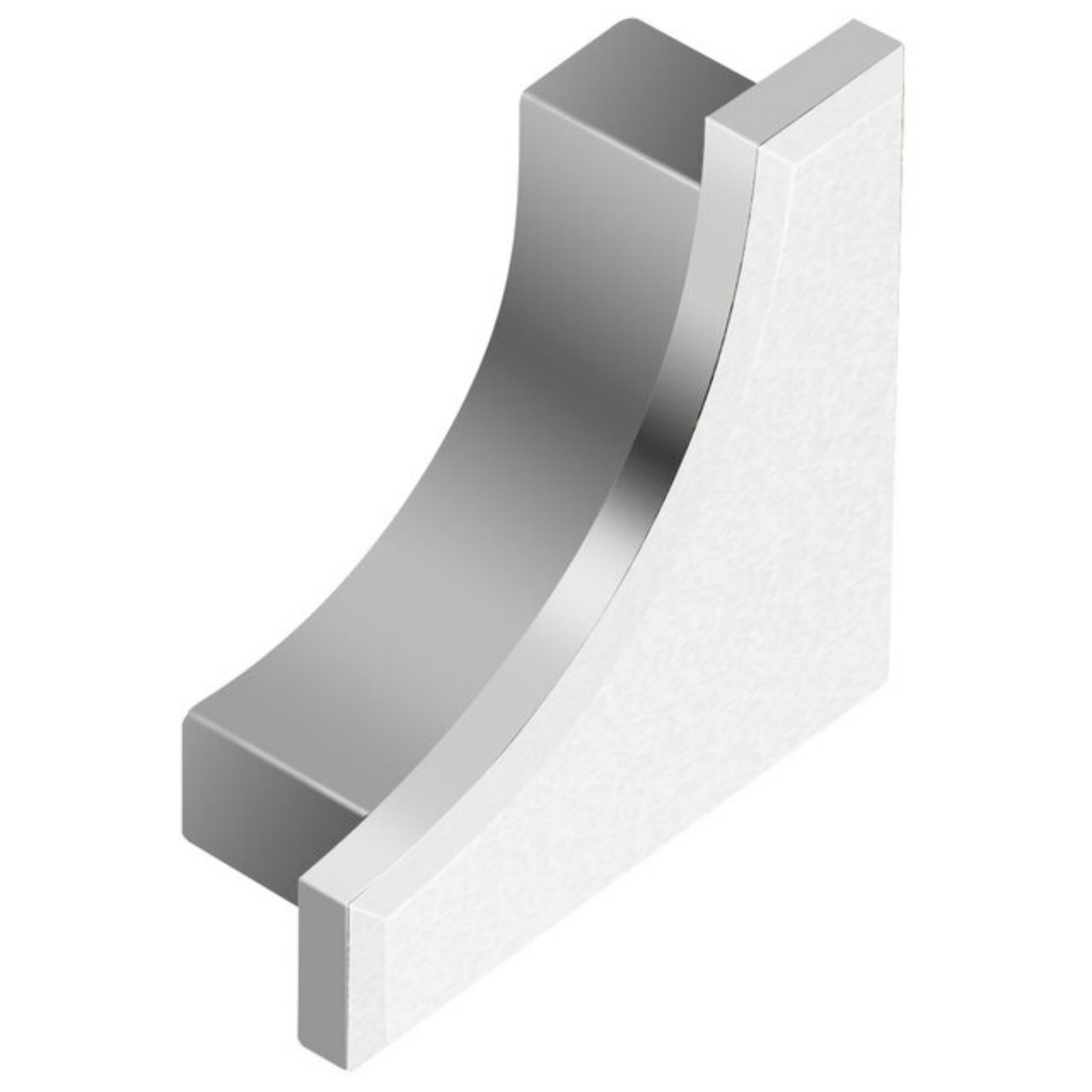 Schluter Dilex-Ahk Cap De Fermeture Alum Blanc Mat E/AHK1S/MBW