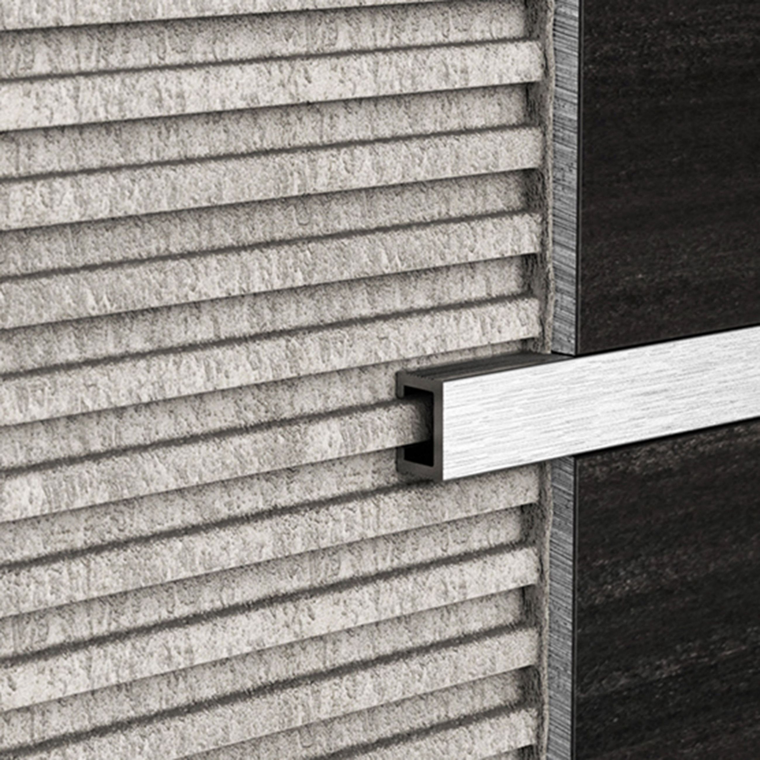 PROLIST Decorative Listello | Silver Brushed | 15 mm