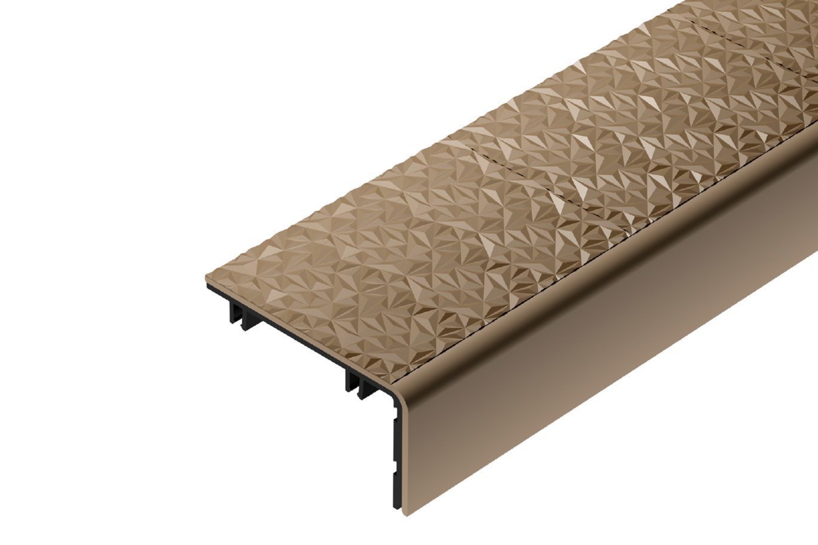 Schluter Trep-V 60 Insert Beige Clair 10' TVL60HB/300