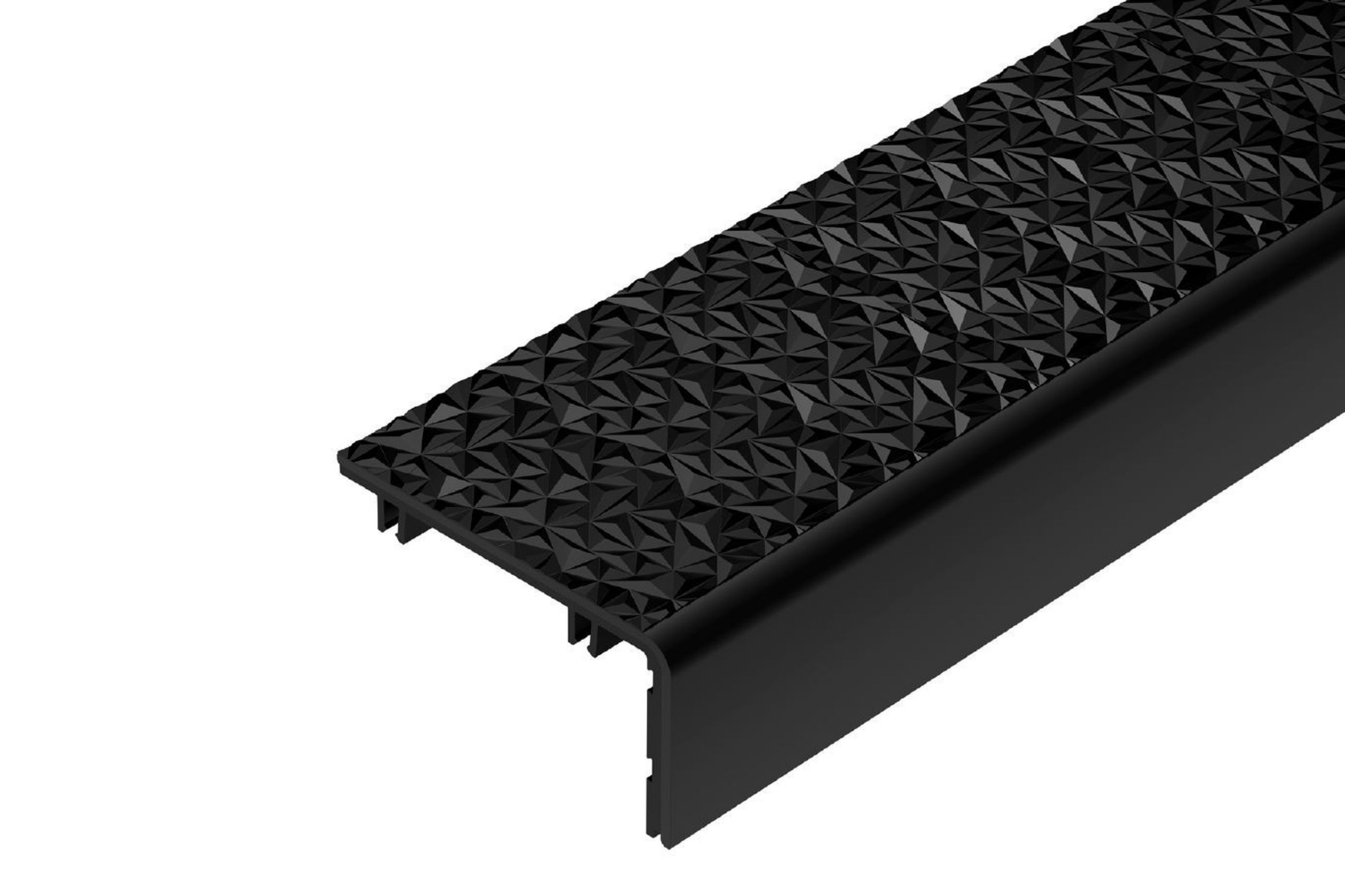 Schluter Trep-V 60 Insert Noir 10' TVL60GS/300