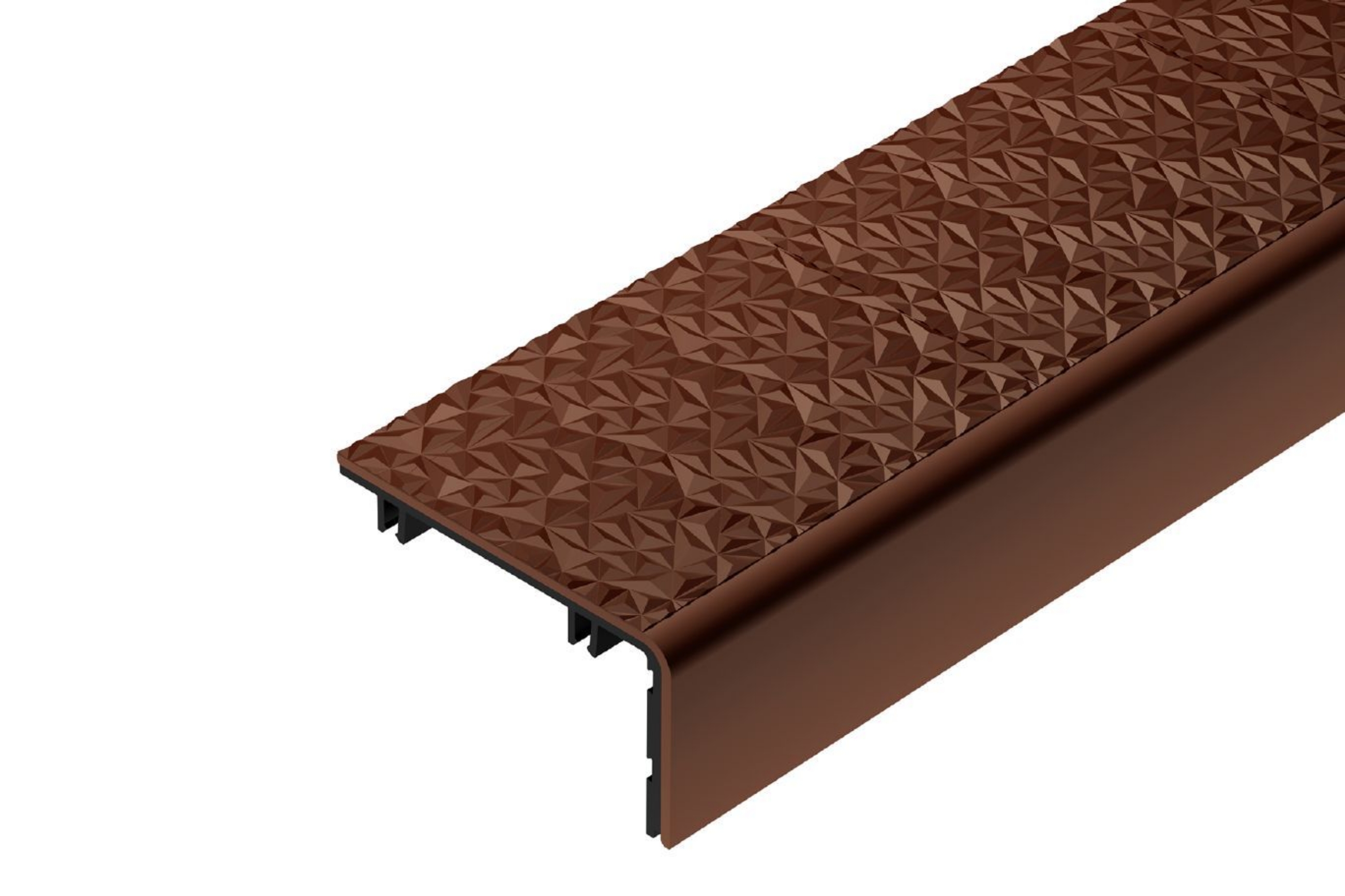 Schluter Trep-V 60 Insert Brun Noisette 6' 7" TVL60NB/200