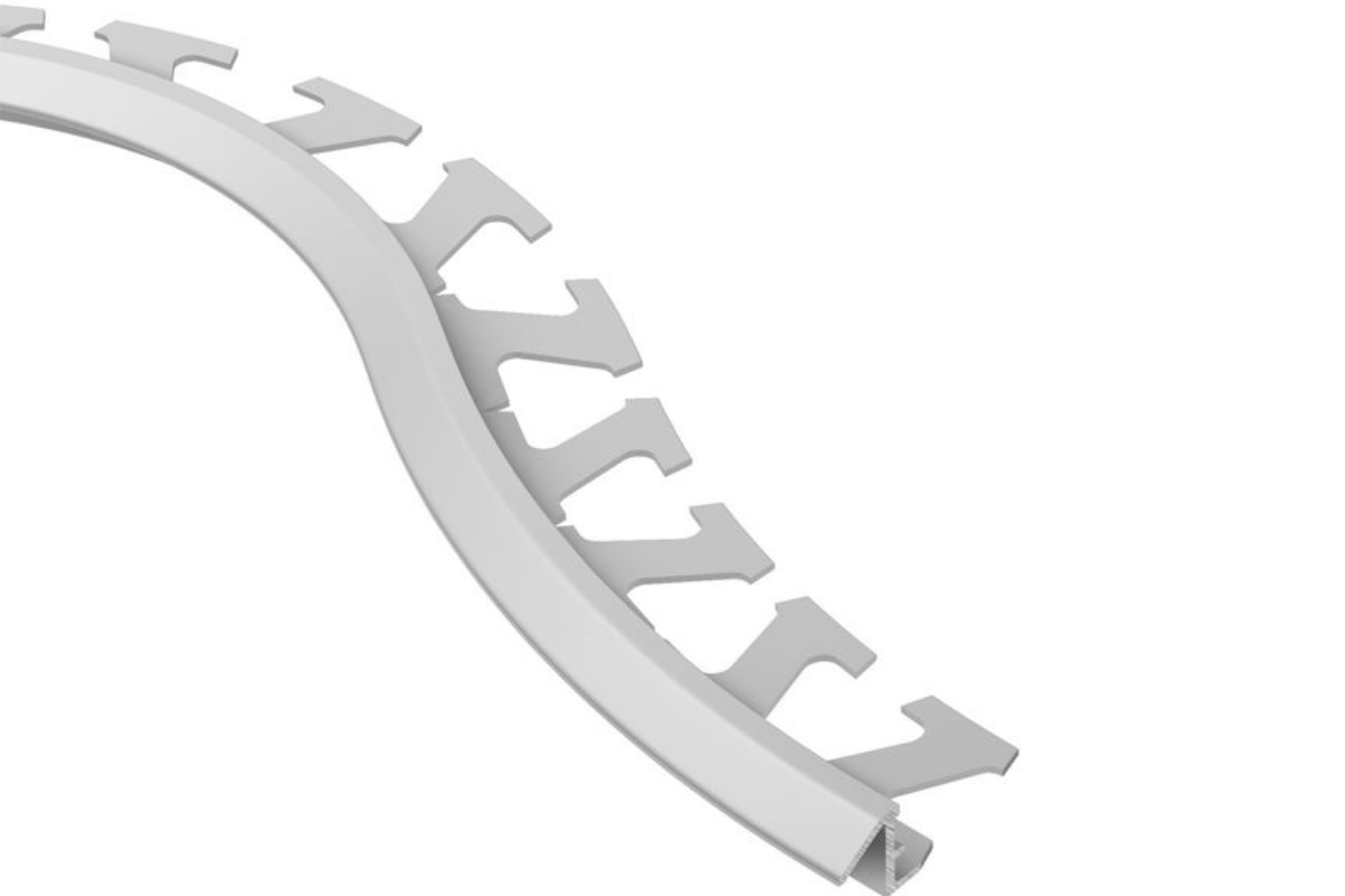 Schluter Reno-Tk-Radius Transition 1/2" Alum Mat R/AETK125