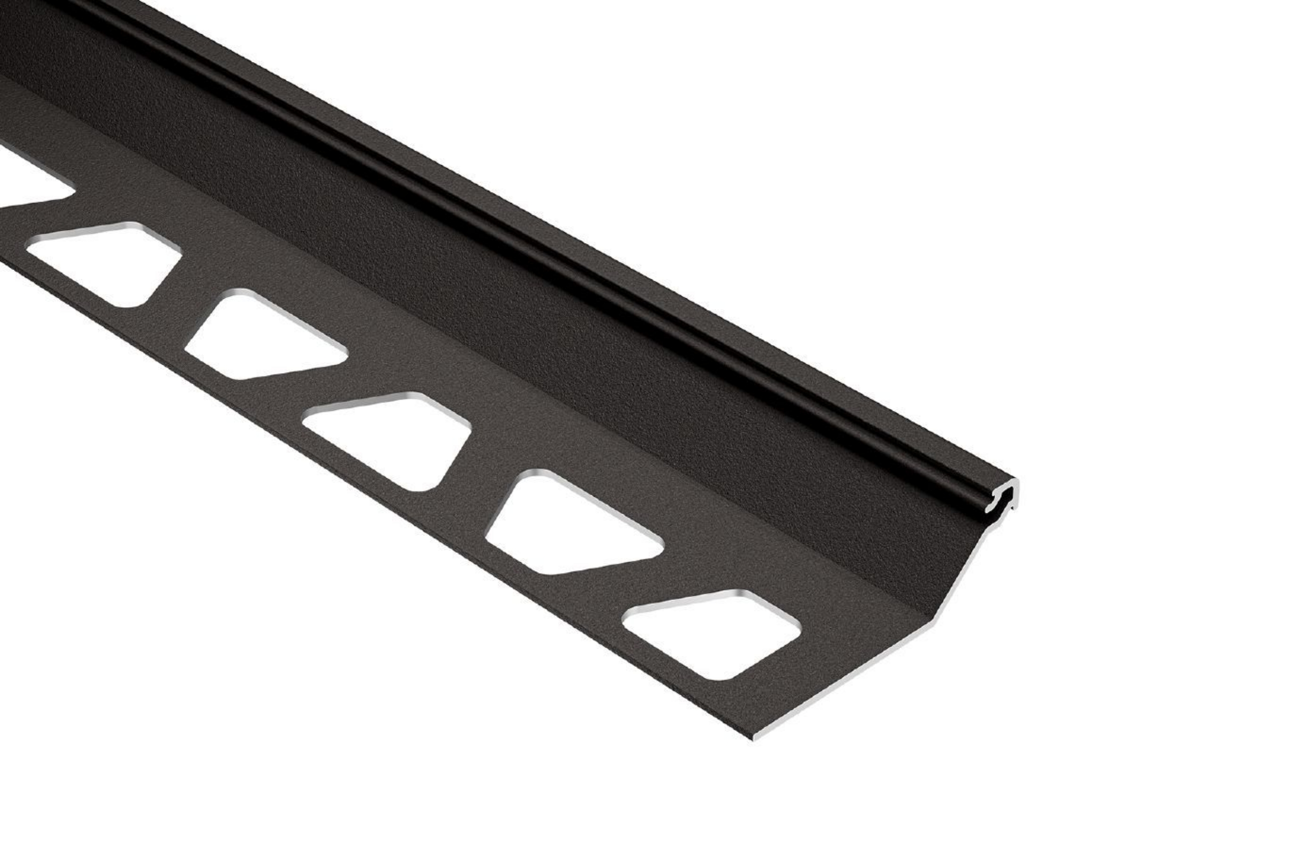Schluter Finec-SQ Profilé 1/2" Alum Anthracite Foncé FSQ125TSDA